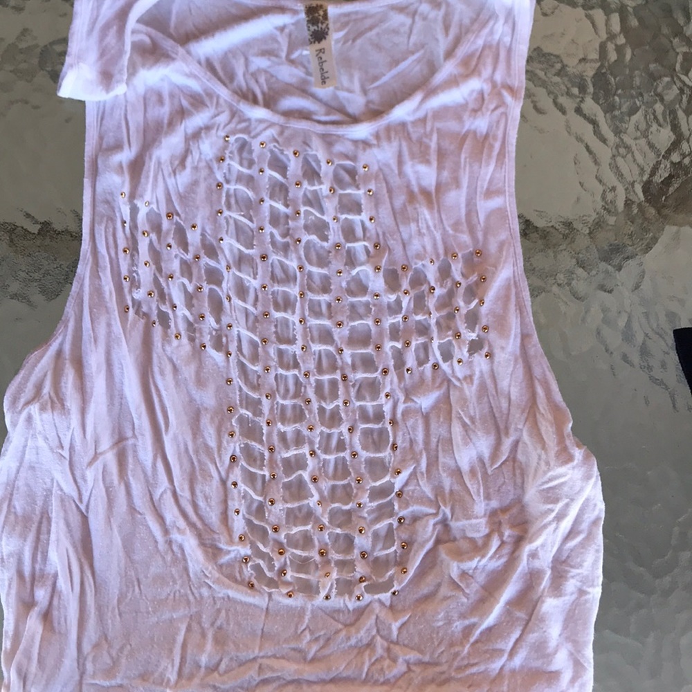 White tank top